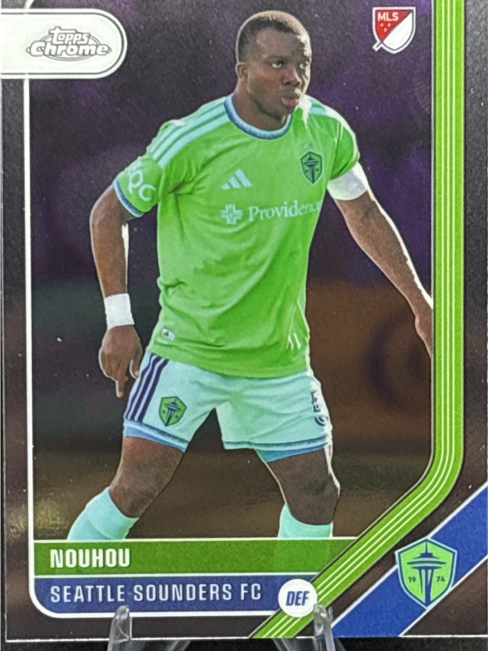 Topps Chrome Nouhou Seattle Sounders FC Soccer Trading Card